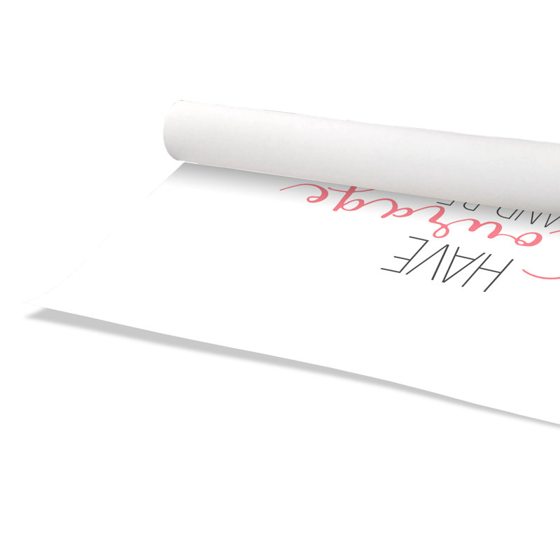 Impression sur papier roulée «Have Courage 1», H 10 po x l 8 po x P 1 po