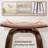 26 '' Swivel Upholstered Counter Stool with Bentwood Frame-1876242129