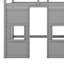 Solid Wood Twin Size Loft Bed With Built-In Storage Wardrobe And 2 Windows-159241220