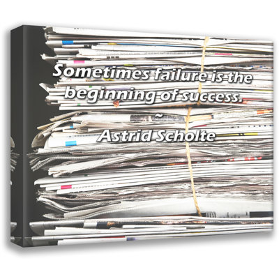 Artsy Quote By Astrid Scholte Gallery Wrapped Canvas