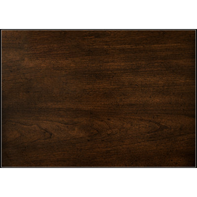 Table basse à finition traditionnelle avec 4 tiroirs de rangement et plateau rembourré en similicuir pour le salon