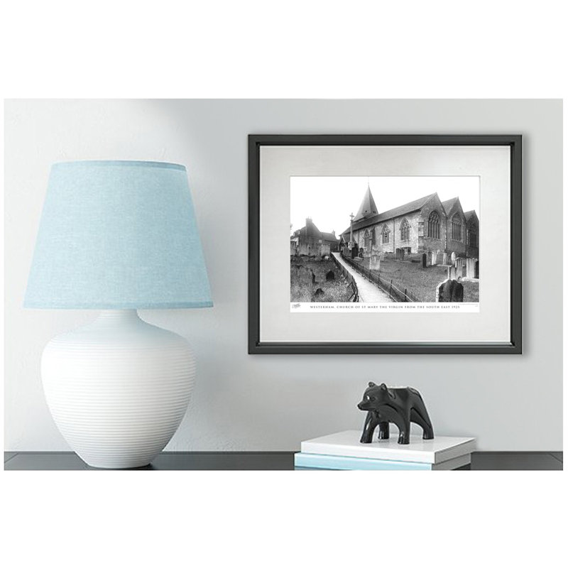 Westerham, Church Of St Mary The Virgin From The South East 1925 by Francis Frith - Single Picture Frame Print
