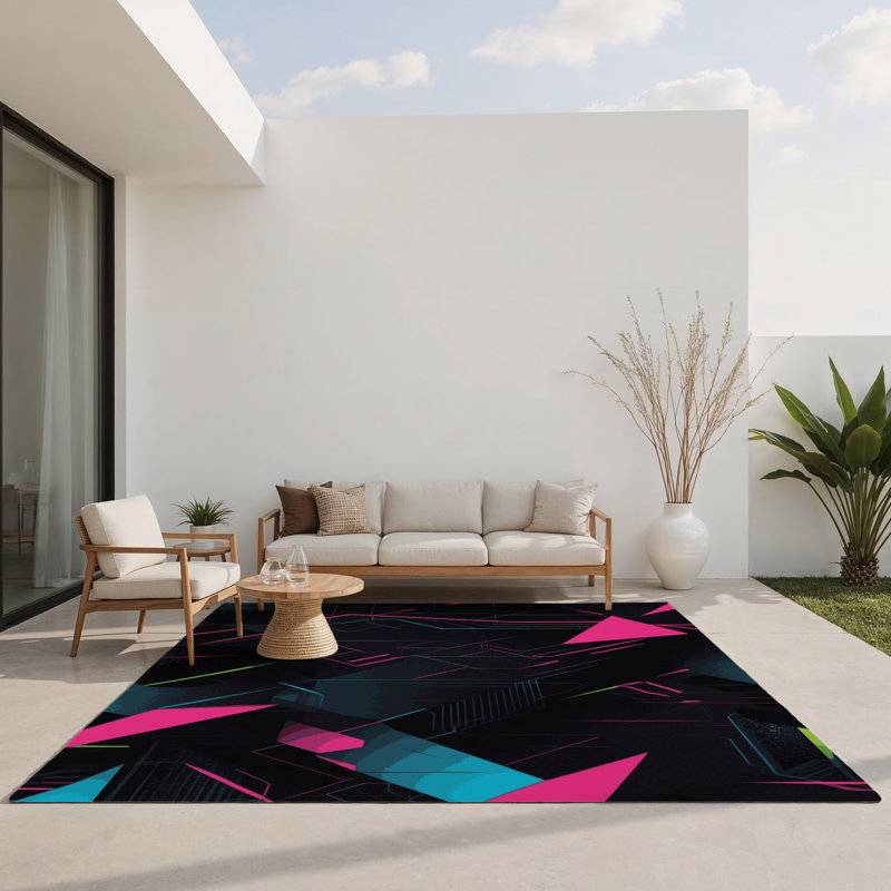 Tapis intérieur et extérieur Spectrum Trails, Rectangle 8' x 10'