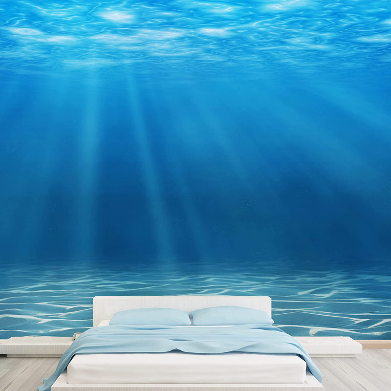 Nautical Ocean Peel & Stick Border, 100" L x 144" W
