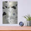  «Monochrome Falls 7» par Cartissi, art mural en métal, 12 po x 16 po-953928908