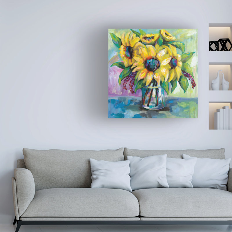 «Summer» par Jeanette Vertentes - impression sur toile tendue, H 35 po x l 35 po x p 2 po