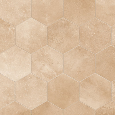 Atlas Hex 8-5/8 In. X 9-7/8 In. Porcelain Floor And Wall Tile
