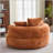 Ultra Soft Chenille Bean Bag Chair for Adults/Teens, Memory Jeremy Filling, Round Design, Indoor & Outdoor Use-1672300660