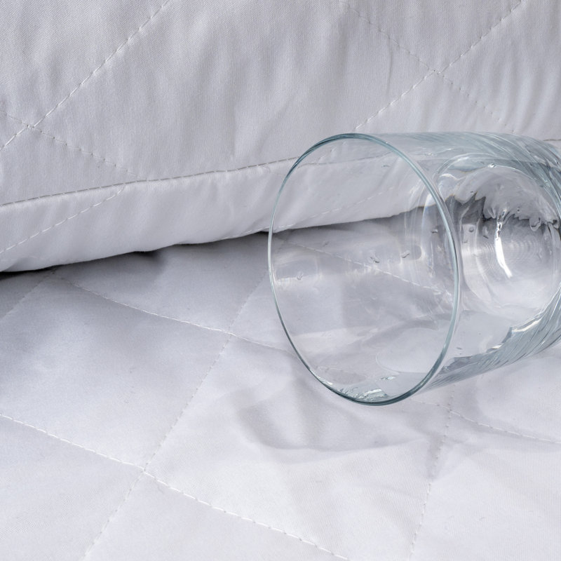 Quilted Waterproof Pillow Protector Pair Zip Closing