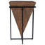 Gulnaria Wood & Metal Side Table