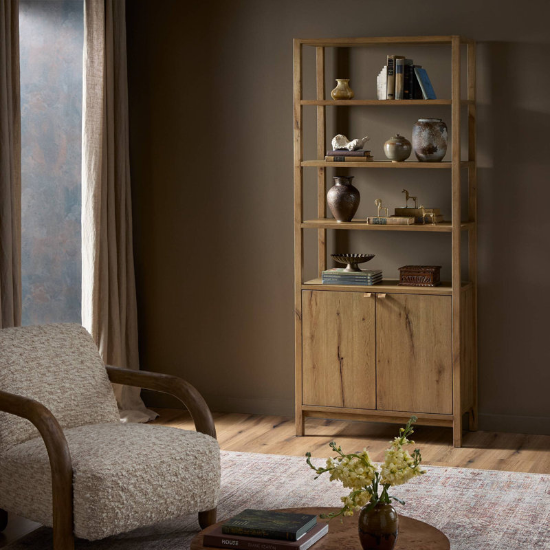 Tula Bookcase-Worn Oak