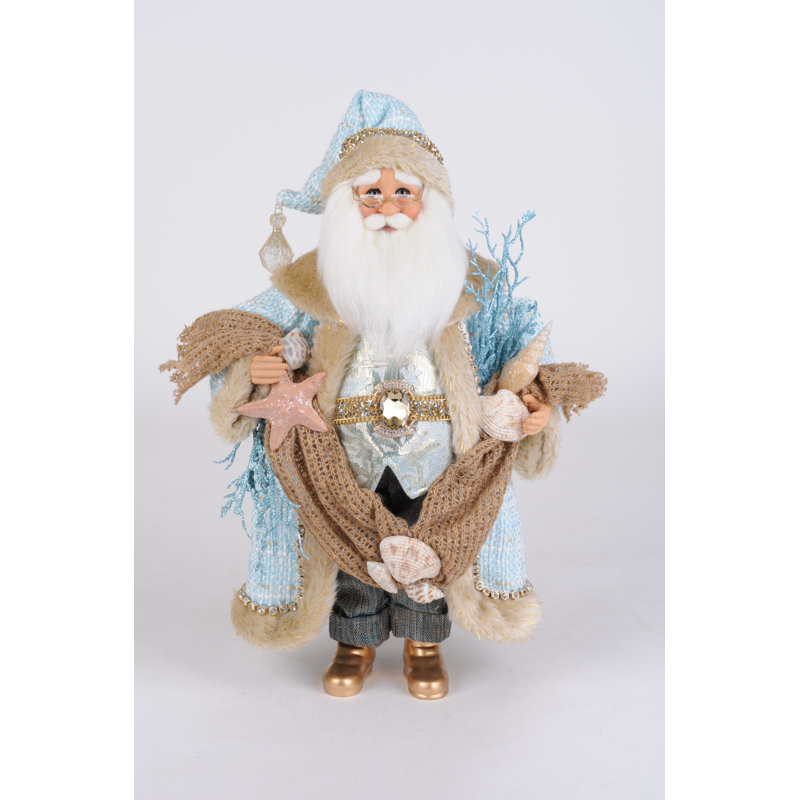 Coastal Shell Swag Santa