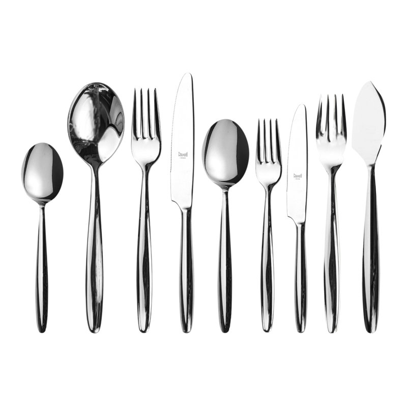 Ensemble de couverts Acqua - 54 pièces - Acier inoxydable