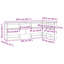  Storage Headboard With Shelf 90 Cm Engineered Wood-1281654073-1281654075
