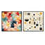 Montfermeil - Ensemble de 2 collages abstraits carrés-101846490-101846495