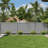 Horizontal Fence Driftwood Vinyl Privacy Panel Kit-78380080