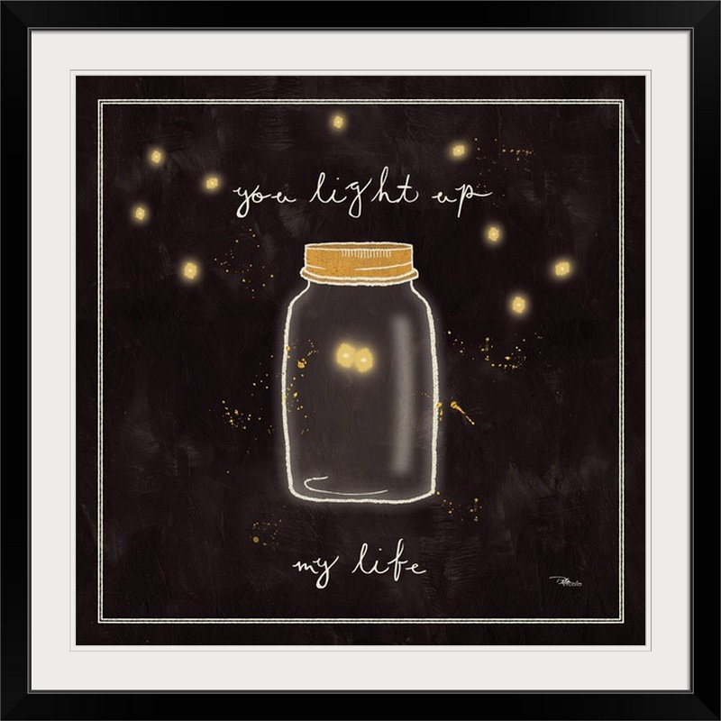 «i painting print Firefly Glow, H 35 po x l 35 po x P 1,5 po, Toile