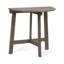 Ensemble bistro pliant d'extérieur 3 pièces demi-rond en bois d'acacia, résistant aux intempéries et peu encombrant pour la terrasse ou le balcon