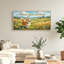 Tableau encadré Corgi Field Canvas (1 pièce), 122 x 61 cm-2054437460