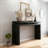 60''Console Table with Double Board Suspension Design, Solid Wood & MDF-819697771