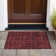 Flatweave Washable Floral Indoor / Outdoor Rug