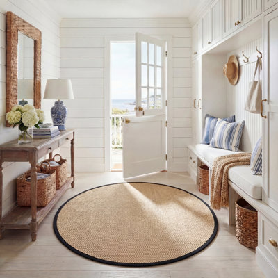 Tapis uni en fibres de sisal Trinidad
