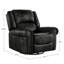 Fauteuil inclinable pivotant en microfibre Doniphan-1422215854
