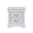 2 Drawers Solid Pine Nightstand