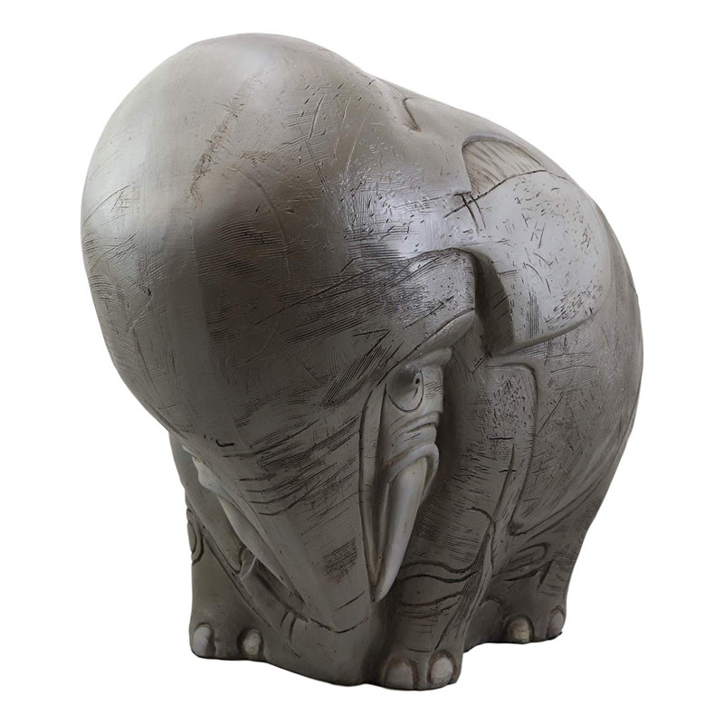 Figurine éléphant long pachyderm 1951 Autryville