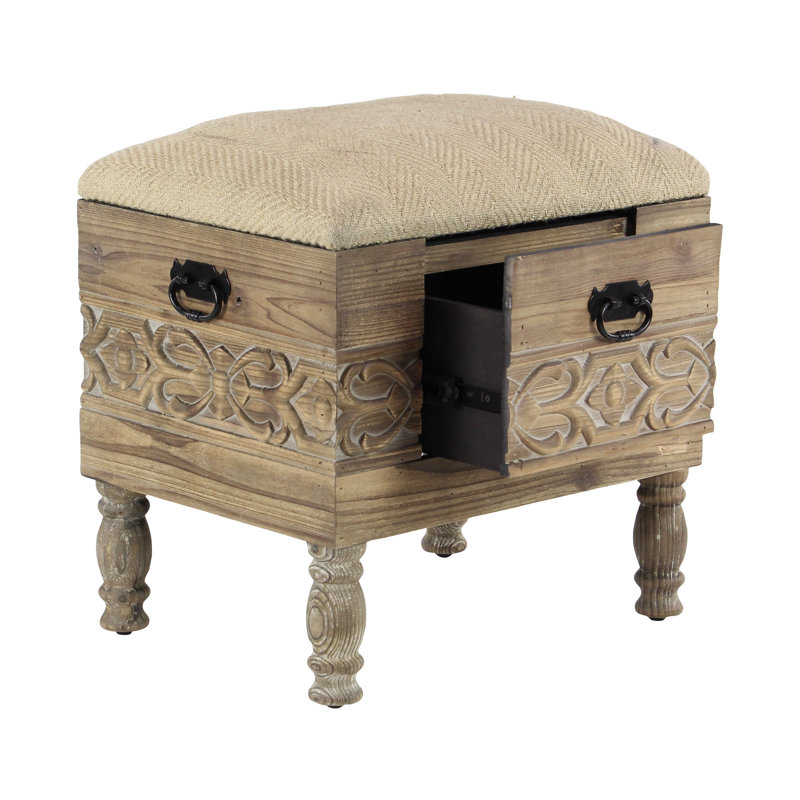 Gorney Solid Wood Accent Stool