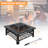 32 Inch Outdoor Fire Pit With Elegant Modern Fire Pit Table Ideal For Camping, Heating, Campfires, Picnics