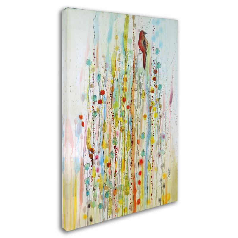 «Pause 2» de Breagh, reproduction sur toile tendue, H 24 po x l 16 po