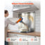Dosseret en acier inoxydable de 30 po x 30 po pour le poêle, pare-éclaboussures ultra plat, dosseret de hotte de cuisine à panneau mural, panneau métallique de cuisine facile à nettoyer, trous pré-percés pour une installation facile, argent-130625287