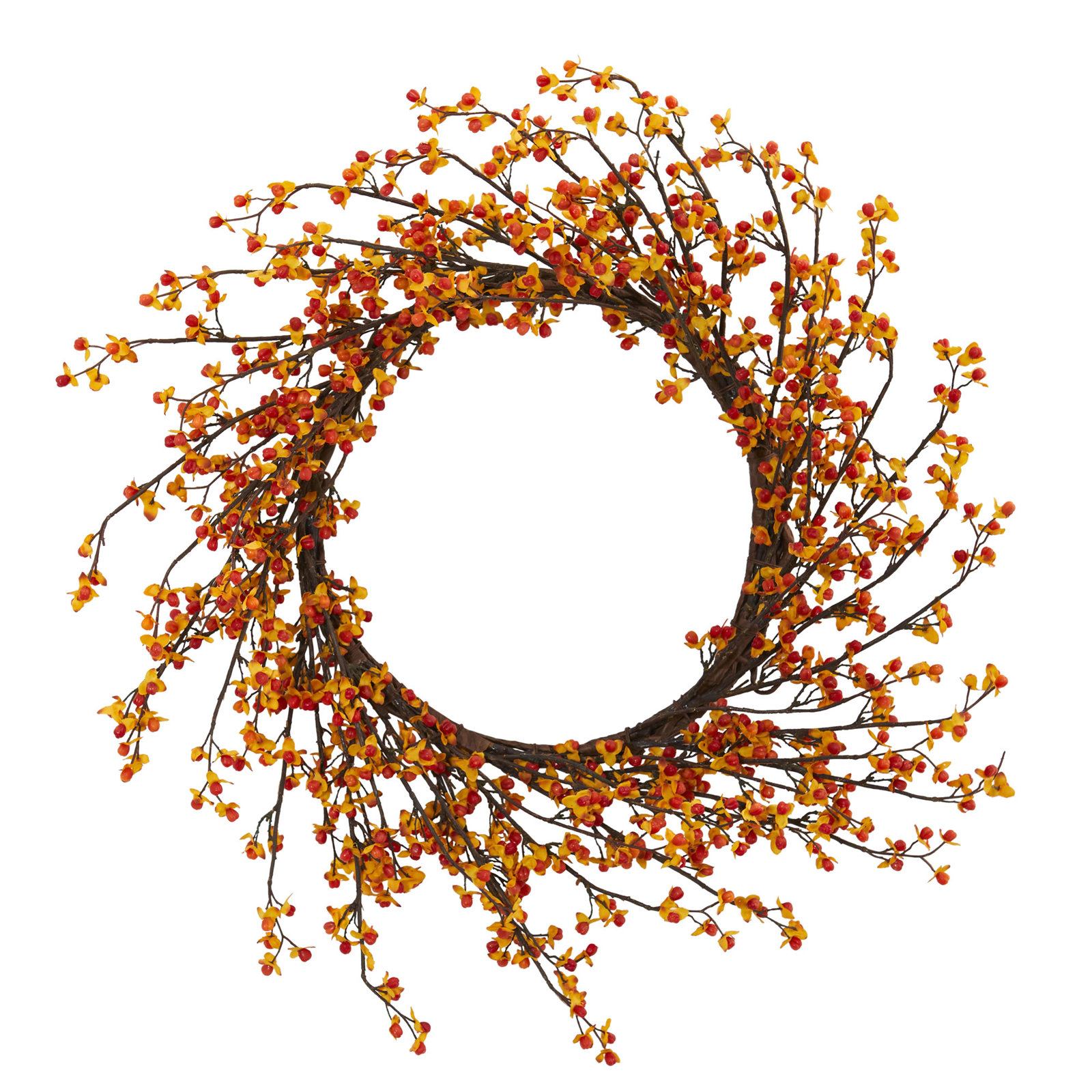 Faux Sweet Bitter Plastic 24'' Wreath