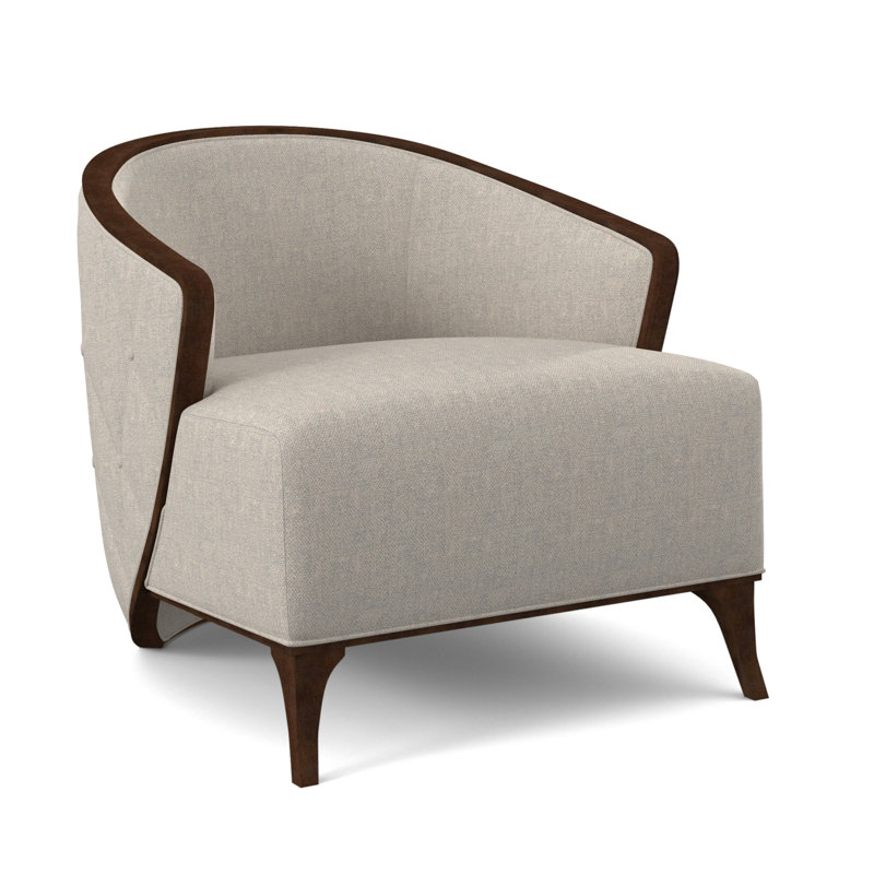 Penegrine Lounge Chair, American Walnut, Margaret Lagoon
