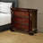 Traditional Solid Wood 3-Drawer Nightstand