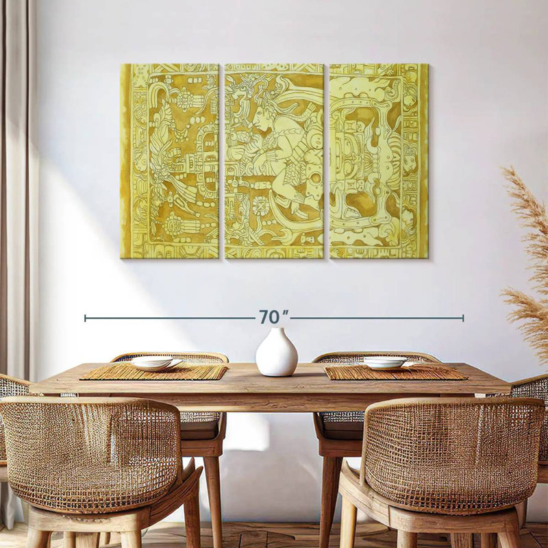 Adella Ancient Astronaut, 36" H x 57" W