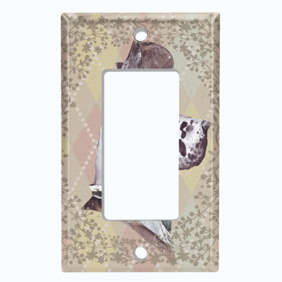 Plaque murale berçante Tuxedo Fancy Big Dalmation