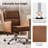 Zaysean Modern Faux Leather Tilting Executive Office Chair-1884509025