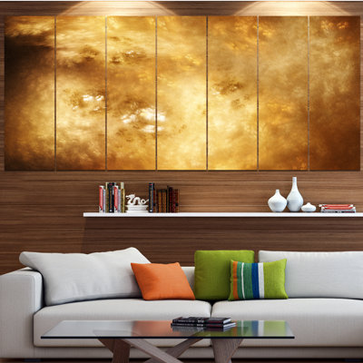 « perfect brown starry sky », impression à multiples images sur toile
