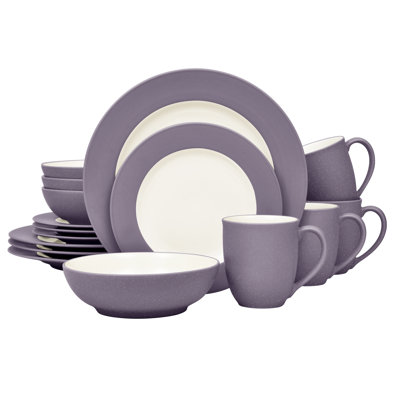 Noritake Colorwave 16-Piece Rim Dinnerware Set, Service for 4
