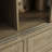 74"H Pantry Cabinet With 4 Sliding Glass Doors & 2 Drawers