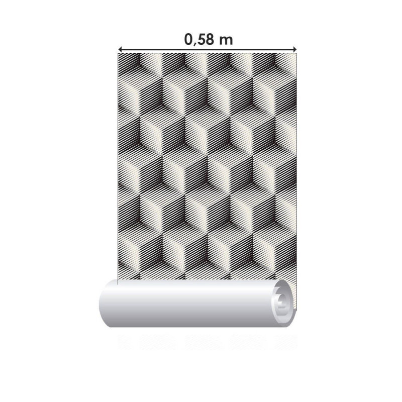Rouleau de papier peint adhésif doux L 126 po x l 24 po Ahmyra