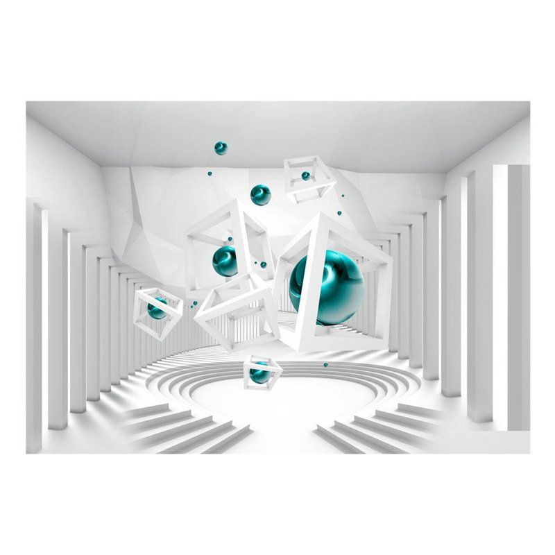 Murale couloir Anupama, 27" W x  39" L