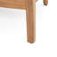 Élégante table basse en bois et bois avec coussins d'eau et mobilier d'extérieur de forme épurée - Style