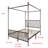 Eram Metal Canopy Bed-409666121-409666122
