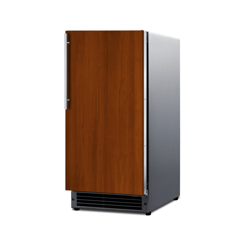 Summit Appliance 15" W Built-in ADA Panel Ready Drain-Free Icemaker (Panel not Included)
