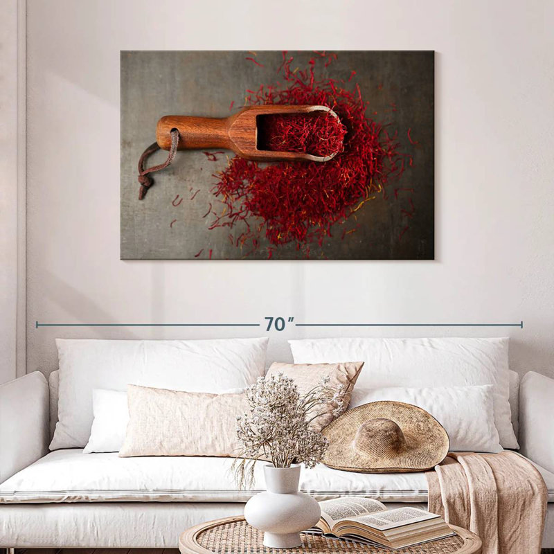 Yarlin Red Spice, 30" H x 45" W