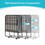 Lit d'invité pliant avec matelas