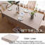 Housse de table à carreaux en lin à broderie unie